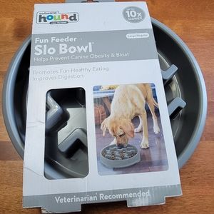 Slow feeder large/regular dog bowl